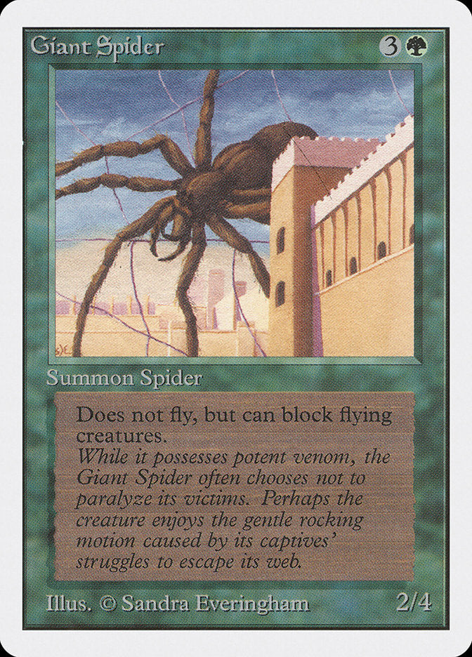 Giant Spider [Unlimited Edition] | Card Merchant Takapuna