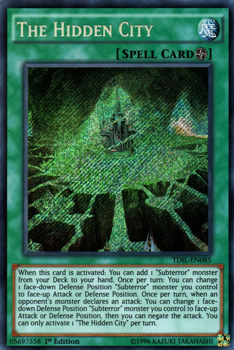 The Hidden City [TDIL-EN085] Secret Rare | Card Merchant Takapuna