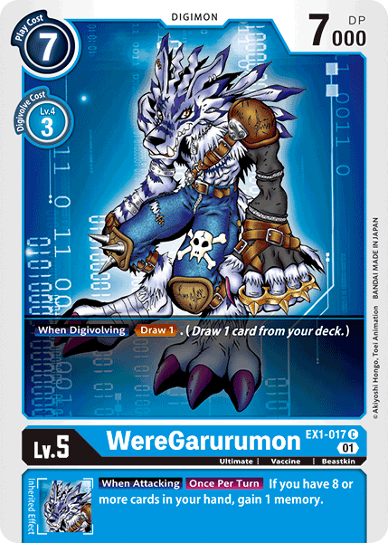 WereGarurumon [EX1-017] [Classic Collection] | Card Merchant Takapuna