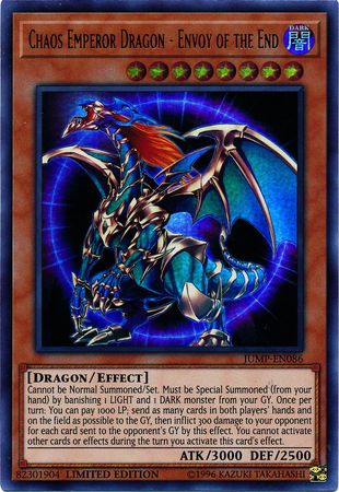 Chaos Emperor Dragon - Envoy of the End [JUMP-EN086] Ultra Rare | Card Merchant Takapuna