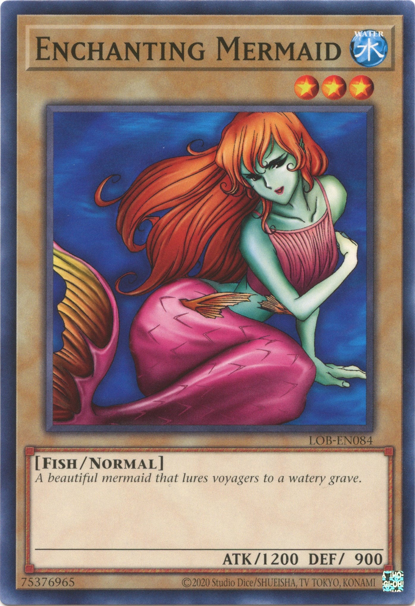 Enchanting Mermaid (25th Anniversary) [LOB-EN084] Common | Card Merchant Takapuna