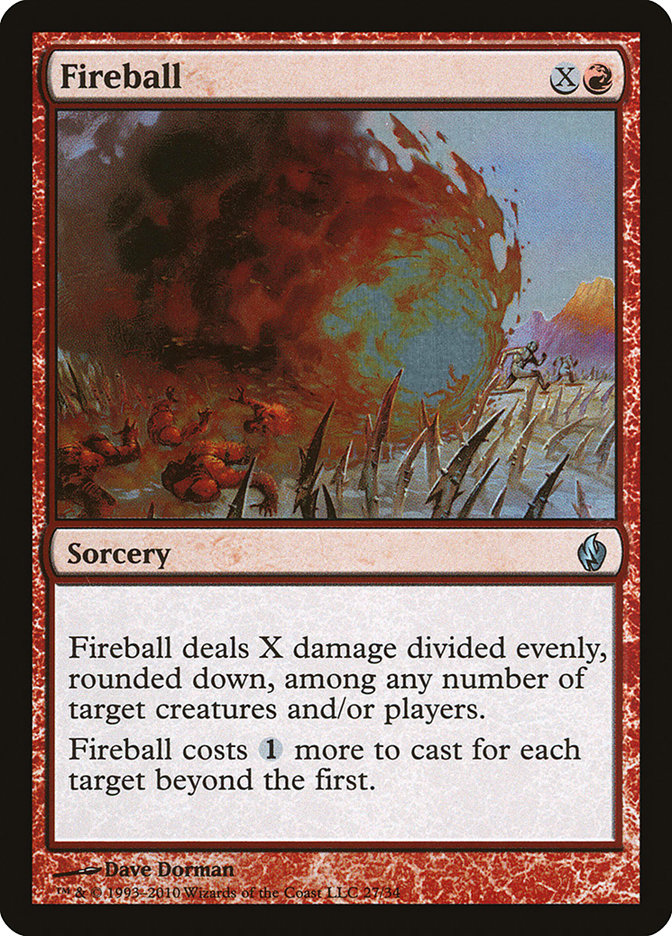 Fireball [Premium Deck Series: Fire and Lightning] | Card Merchant Takapuna