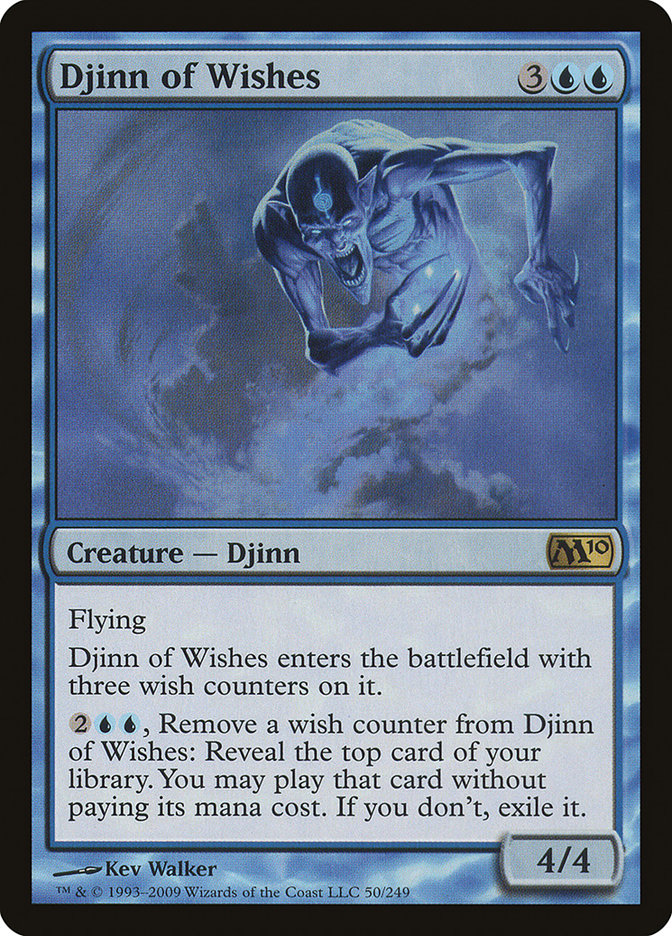 Djinn of Wishes [Magic 2010] | Card Merchant Takapuna