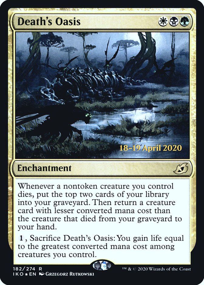 Death's Oasis [Ikoria: Lair of Behemoths Prerelease Promos] | Card Merchant Takapuna