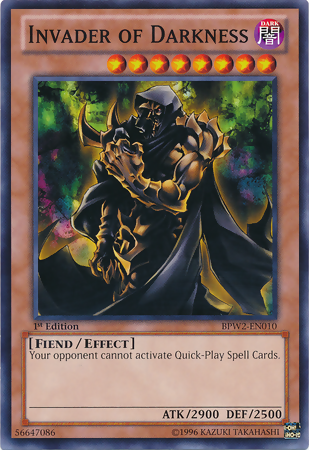 Invader of Darkness [BPW2-EN010] Common | Card Merchant Takapuna