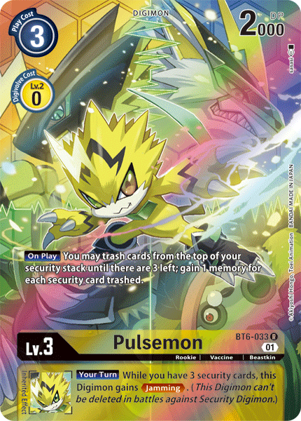 Pulsemon [BT6-033] (Alternate Art) [Double Diamond] | Card Merchant Takapuna