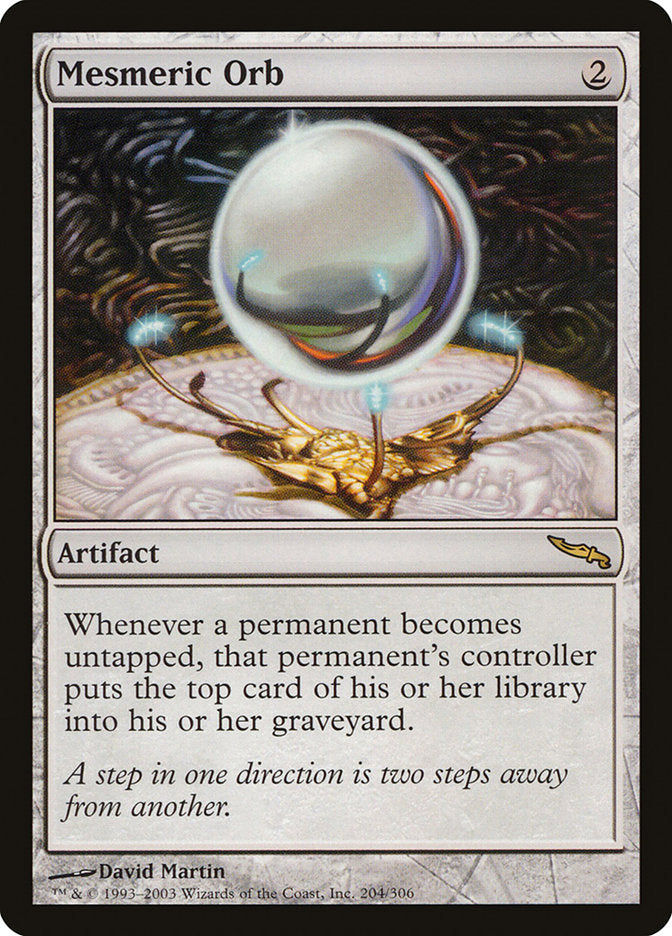 Mesmeric Orb [Mirrodin] | Card Merchant Takapuna