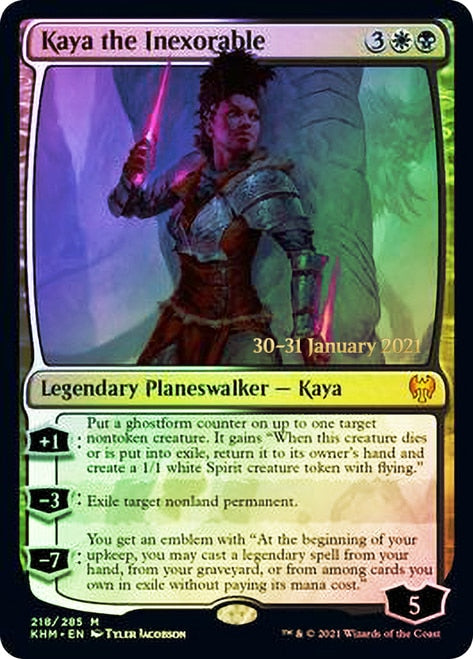 Kaya the Inexorable [Kaldheim Prerelease Promos] | Card Merchant Takapuna