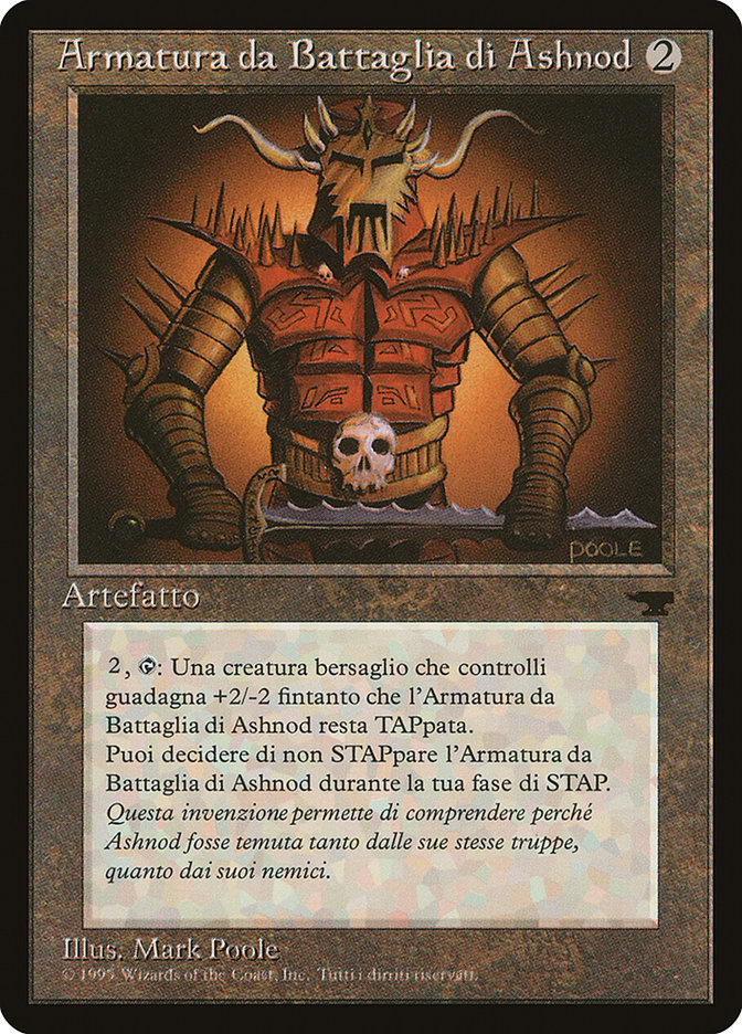 Ashnod's Battle Gear (Italian) - "Armatura da Battaglia di Ashnod" [Rinascimento] | Card Merchant Takapuna