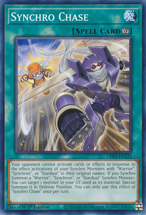 Synchro Chase [LDS3-EN123] Common | Card Merchant Takapuna