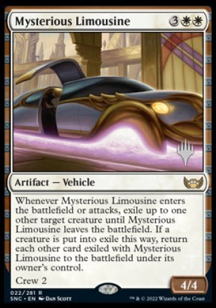 Mysterious Limousine (Promo Pack) [Streets of New Capenna Promos] | Card Merchant Takapuna