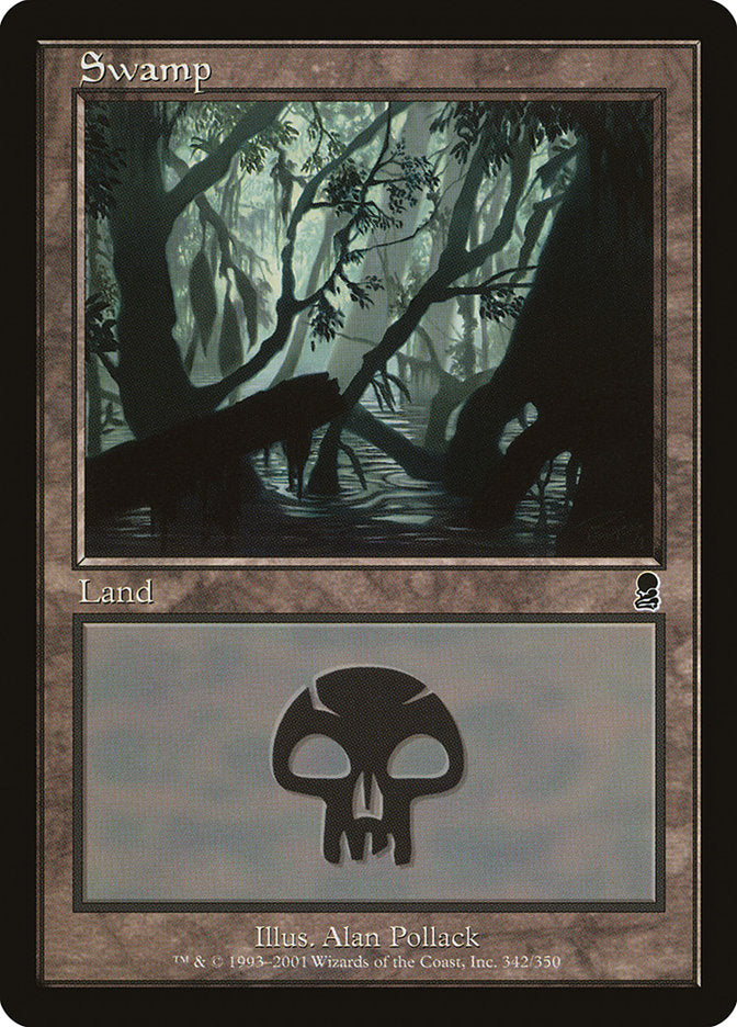 Swamp (342) [Odyssey] | Card Merchant Takapuna