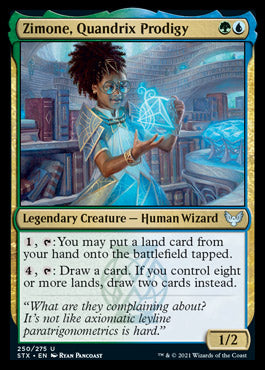 Zimone, Quandrix Prodigy [Strixhaven: School of Mages] | Card Merchant Takapuna