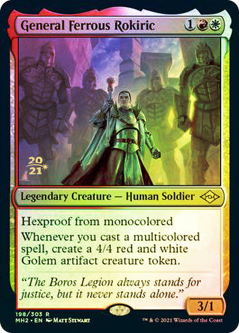 General Ferrous Rokiric [Modern Horizons 2 Prerelease Promos] | Card Merchant Takapuna