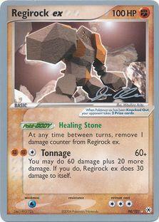 Regirock ex (98/101) (Mewtrick - Jason Klaczynski) [World Championships 2006] | Card Merchant Takapuna