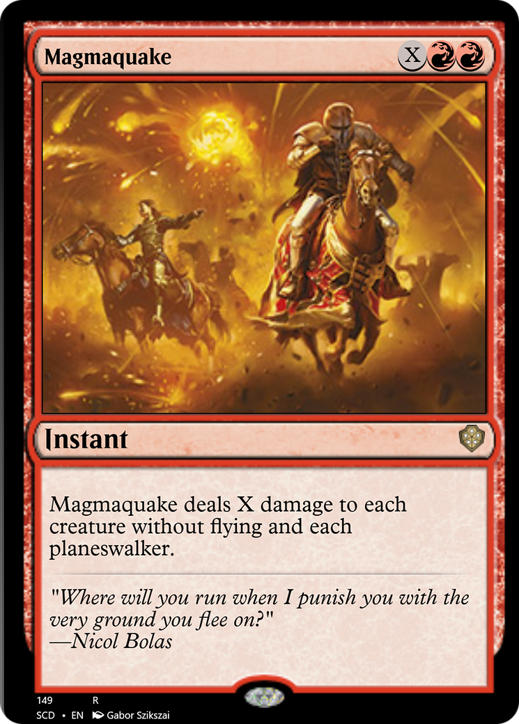 Magmaquake [Starter Commander Decks] | Card Merchant Takapuna