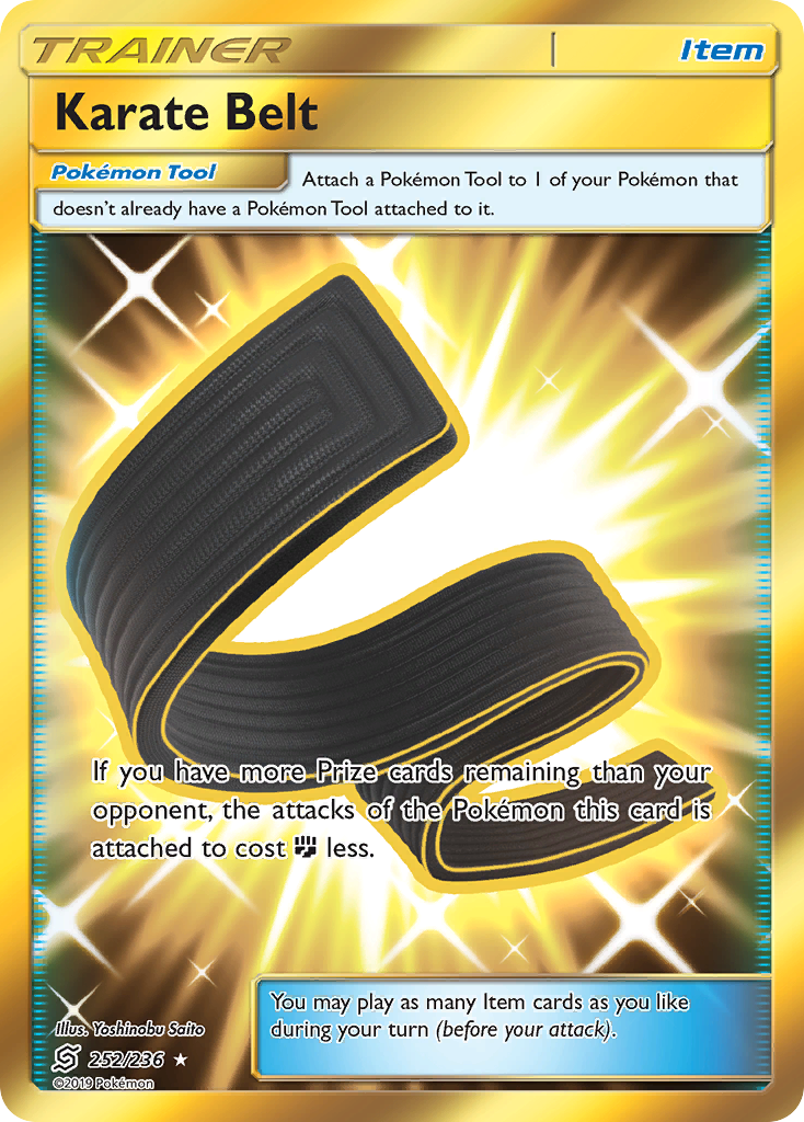 Karate Belt (252/236) [Sun & Moon: Unified Minds] | Card Merchant Takapuna