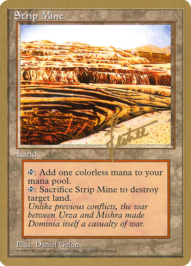 Strip Mine (Bertrand Lestree) [Pro Tour Collector Set] | Card Merchant Takapuna