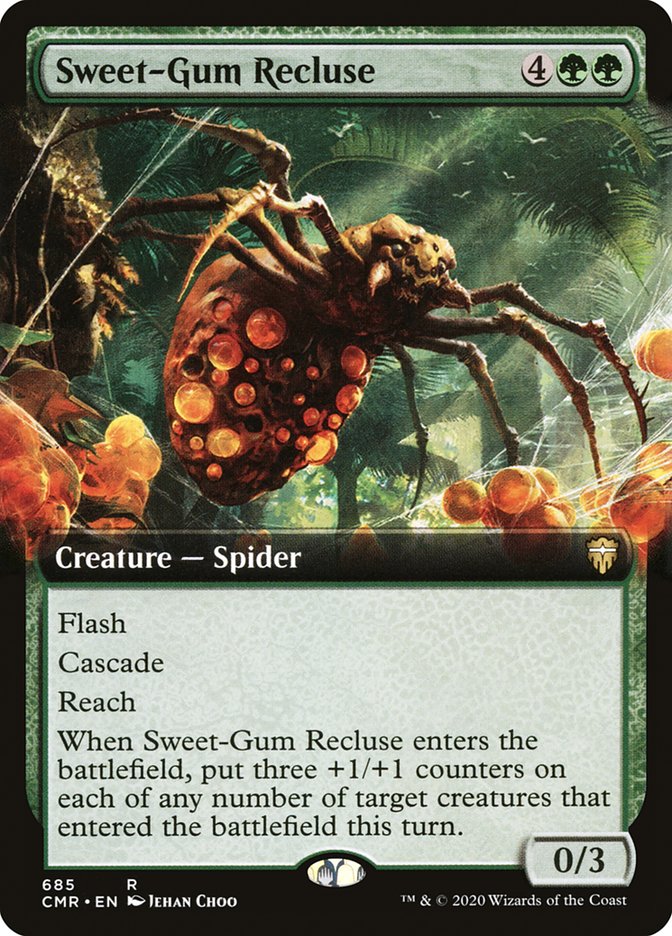 Sweet-Gum Recluse (Extended Art) [Commander Legends] | Card Merchant Takapuna