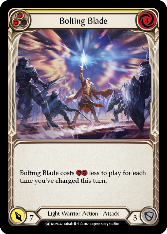 Bolting Blade [U-MON032-RF] (Monarch Unlimited)  Unlimited Rainbow Foil | Card Merchant Takapuna