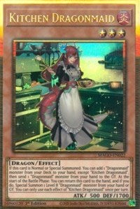 Kitchen Dragonmaid [MAGO-EN022] Gold Rare | Card Merchant Takapuna