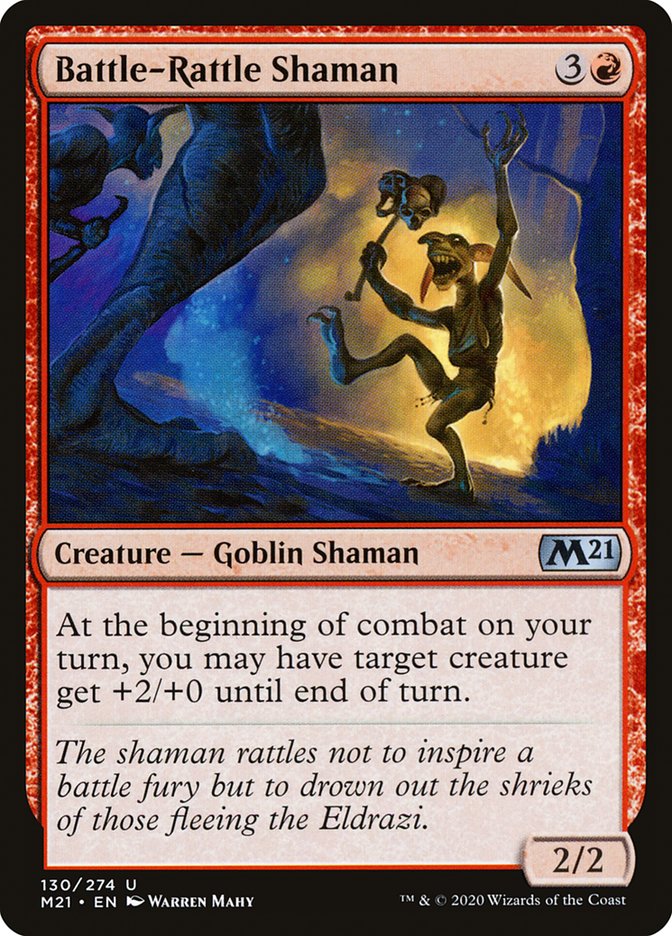 Battle-Rattle Shaman [Core Set 2021] | Card Merchant Takapuna