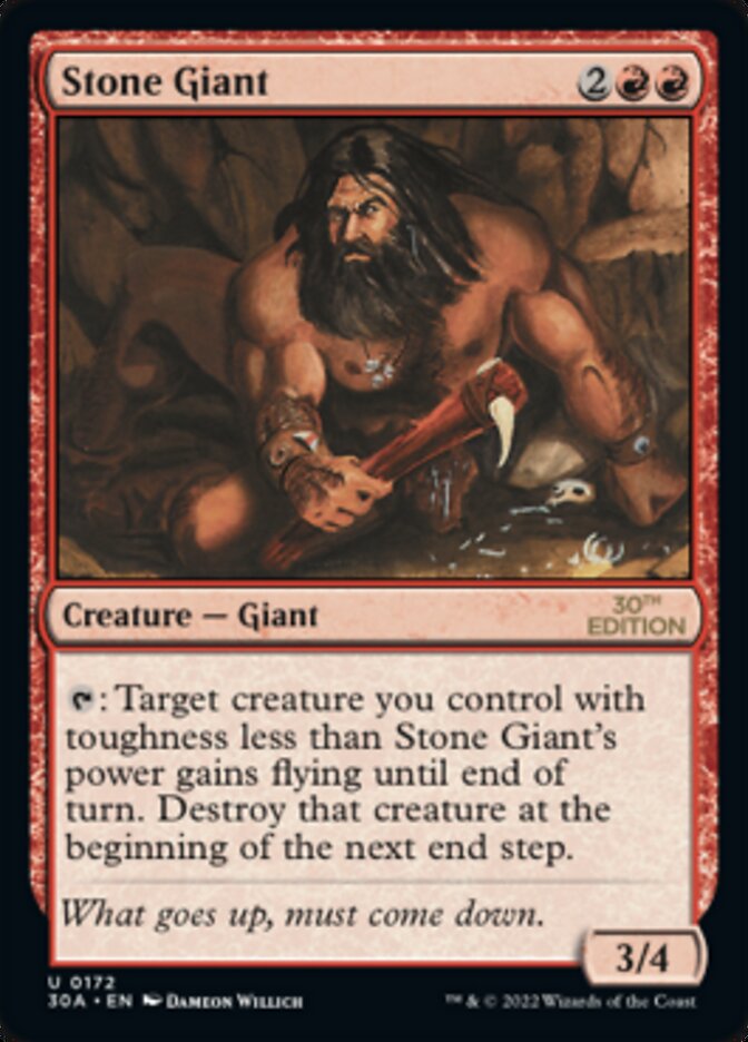 Stone Giant [30th Anniversary Edition] | Card Merchant Takapuna