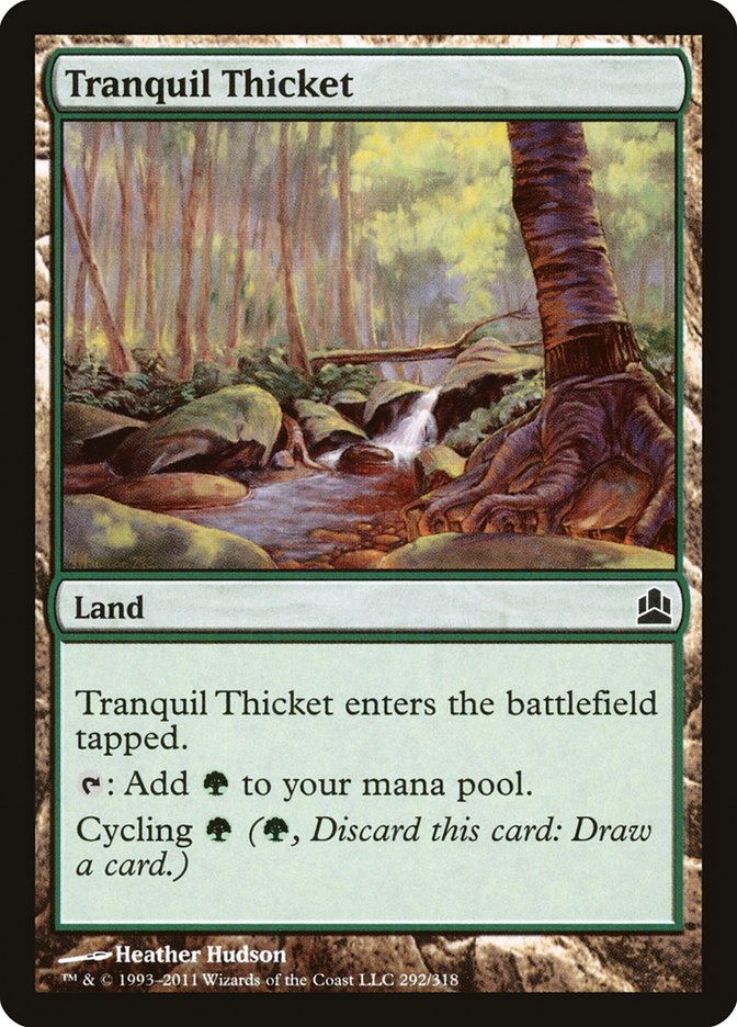 Tranquil Thicket [Commander 2011] | Card Merchant Takapuna