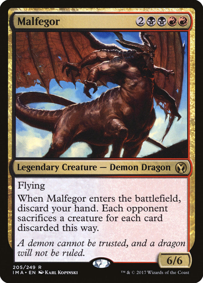 Malfegor [Iconic Masters] | Card Merchant Takapuna