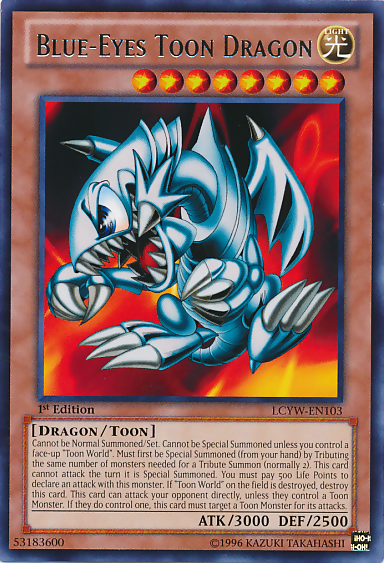 Blue-Eyes Toon Dragon [LCYW-EN103] Rare | Card Merchant Takapuna