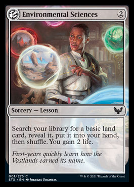 Environmental Sciences [Strixhaven: School of Mages] | Card Merchant Takapuna