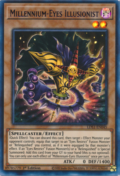 Millennium-Eyes Illusionist (Purple) [LDS1-EN045] Ultra Rare | Card Merchant Takapuna