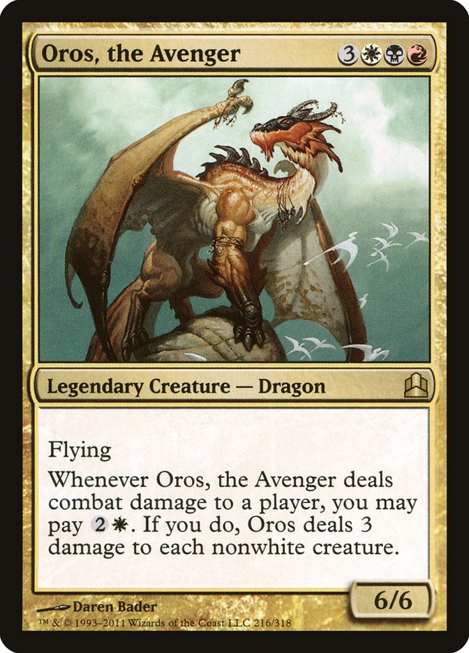 Oros, the Avenger [Commander 2011] | Card Merchant Takapuna