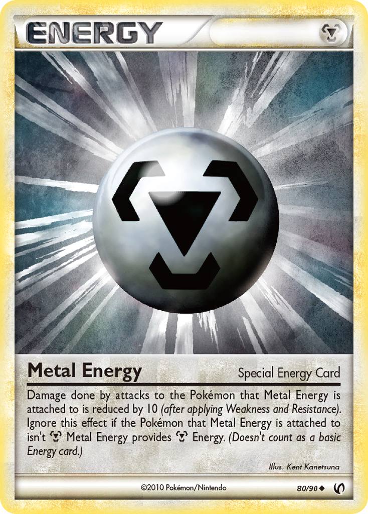 Metal Energy (80/90) [HeartGold & SoulSilver: Undaunted] | Card Merchant Takapuna