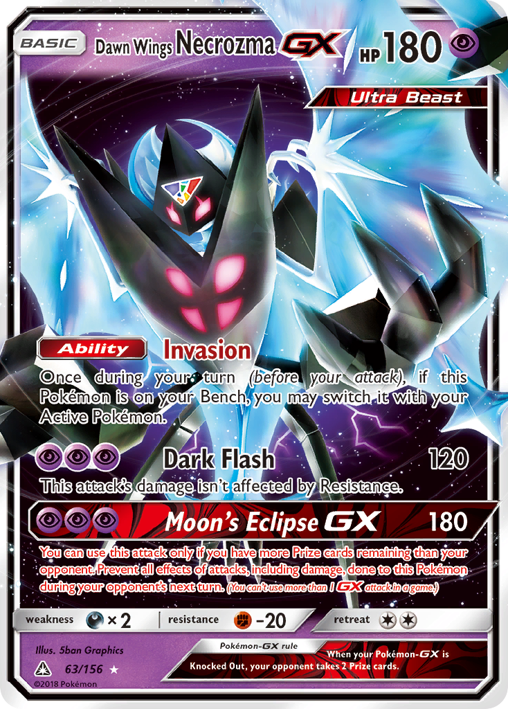 Dawn Wings Necrozma GX (63/156) [Sun & Moon: Ultra Prism] | Card Merchant Takapuna