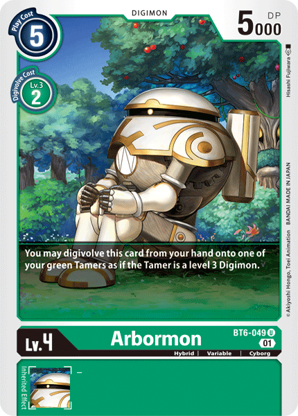 Arbormon [BT6-049] [Double Diamond] | Card Merchant Takapuna