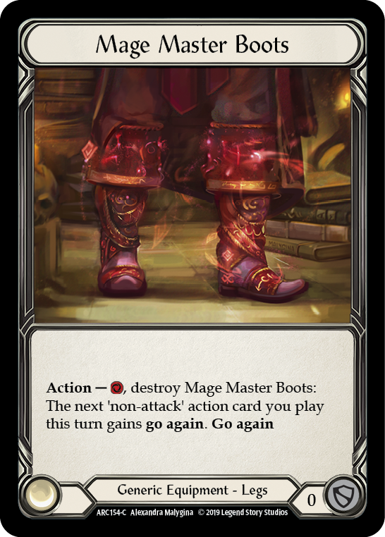 Mage Master Boots [ARC154-C] (Arcane Rising)  1st Edition Normal | Card Merchant Takapuna