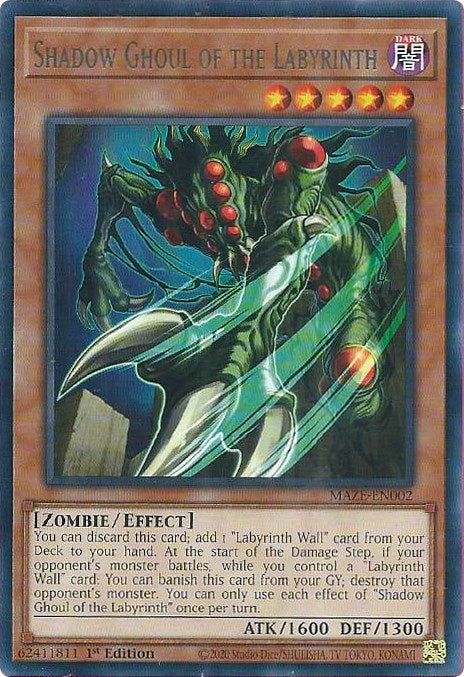 Shadow Ghoul of the Labyrinth [MAZE-EN002] Rare | Card Merchant Takapuna