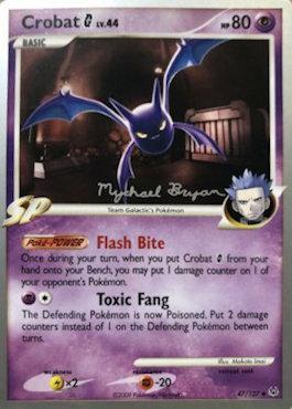 Crobat G LV.44 (47/127) (Happy Luck - Mychael Bryan) [World Championships 2010] | Card Merchant Takapuna