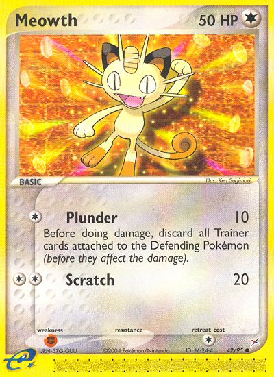 Meowth (42/95) [EX: Team Magma vs Team Aqua] | Card Merchant Takapuna