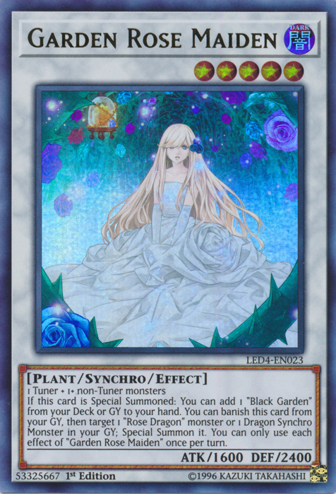 Garden Rose Maiden [LED4-EN023] Ultra Rare | Card Merchant Takapuna