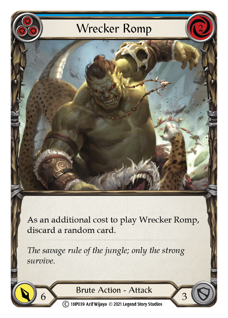 Wrecker Romp (Blue) [1HP039] (History Pack 1) | Card Merchant Takapuna