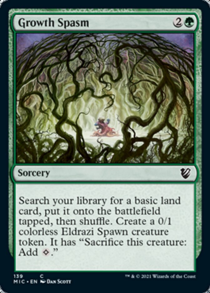 Growth Spasm [Innistrad: Midnight Hunt Commander] | Card Merchant Takapuna