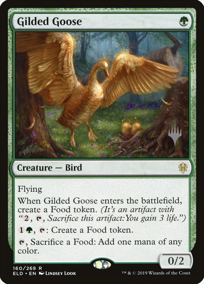 Gilded Goose (Promo Pack) [Throne of Eldraine Promos] | Card Merchant Takapuna