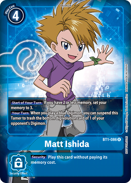 Matt Ishida [BT1-086] (Buy-A-Box Promo) [Release Special Booster Ver.1.0 Promos] | Card Merchant Takapuna