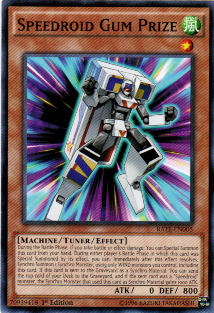 Speedroid Gum Prize [RATE-EN005] Common | Card Merchant Takapuna