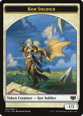 Kor Soldier // Pegasus Double-Sided Token [Commander 2014 Tokens] | Card Merchant Takapuna