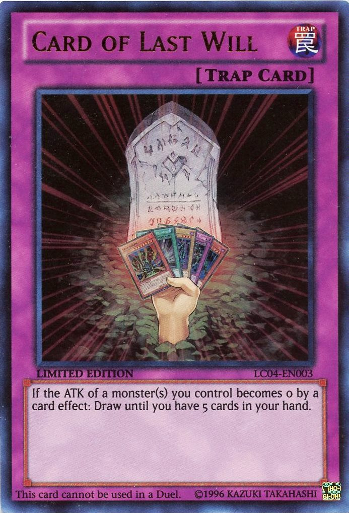 Card of Last Will [LC04-EN003] Ultra Rare | Card Merchant Takapuna