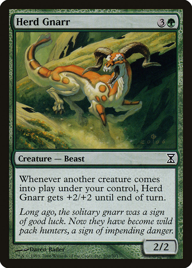 Herd Gnarr [Time Spiral] | Card Merchant Takapuna