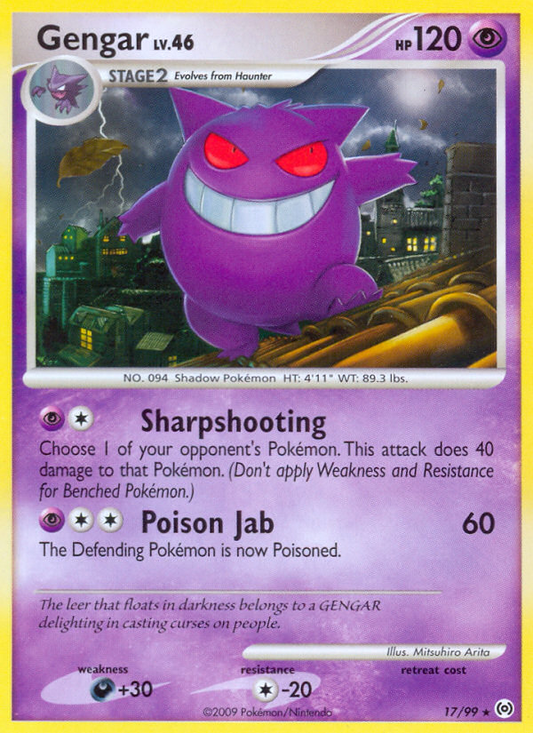 Gengar (17/99) [Platinum: Arceus] | Card Merchant Takapuna